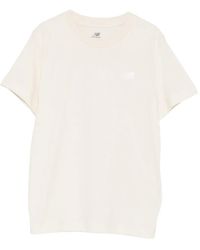 New Balance - T-Shirt À Logo Imprimé - Lyst