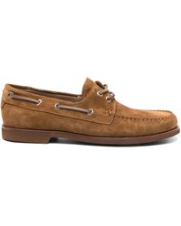 Gianvito Rossi - Segelschuhe Aus Wildleder - Lyst