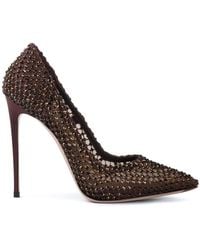 Le Silla - Gilda Slingback-Pumps Mit Strass 120Mm - Lyst