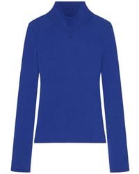 Courreges - Milano Knit Mock-Neck Sweater - Lyst