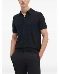 ARMANI EXCHANGE - Logo-Embroidered Short-Sleeve Polo Shirt - Lyst