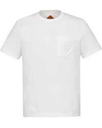 MCM - Essential Logo-Pocket T-Shirt - Lyst