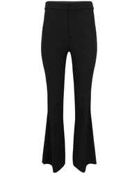 Vince - Mid-rise Flared Trousers - Lyst