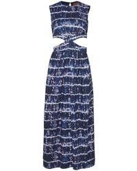 Altuzarra - Maxi-jurk Met Tie-dye - Lyst