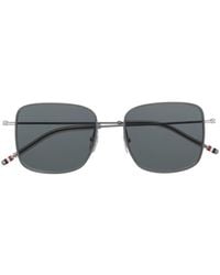 Thom Browne - Square Pilot-Frame Sunglasses - Lyst