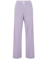 Elisabetta Franchi - Button-Embellishment Trousers - Lyst