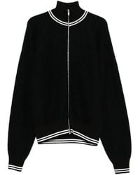 Jil Sander - Gerippter Cardigan mit Reißverschluss - Lyst