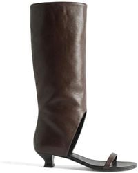 Paloma Wool - Manuela Open-Toe Knee-High Sandals - Lyst