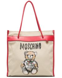 Moschino - Teddy Bear-Print Tote Bag - Lyst