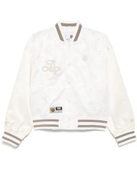 Aape By A Bathing Ape - Bomberjack Met Moonface-Logo - Lyst