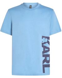 KARL LAGERFELD - Logo Beach T-Shirt - Lyst