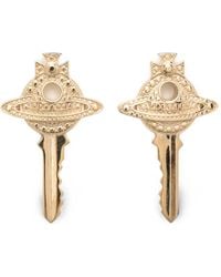 Vivienne Westwood - Orb Key Earrings - Lyst