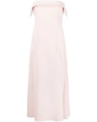 Philosophy Di Lorenzo Serafini - Strapless Midi Dress - Lyst