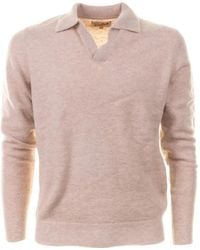 MC2 Saint Barth - V-Neck Polo-Collar Sweater - Lyst