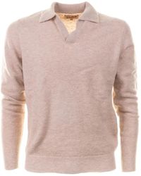 MC2 Saint Barth - V-Neck Polo-Collar Sweater - Lyst