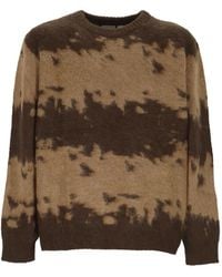 Gramicci - Splatter-Print Crew-Neck Sweater - Lyst