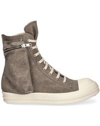 Rick Owens - High-Top Sneakers Met Zijzak - Lyst