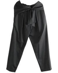 The Row - Pantalones Con Cintura Lazada - Lyst