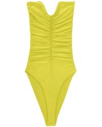 JADE Swim - Yara Ruched Swimsuit - Lyst