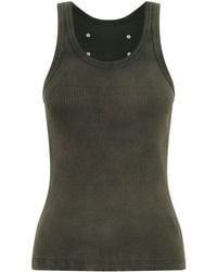 Dion Lee - Ribbed Organic-cotton Tank Top - Lyst