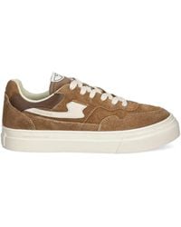 Stepney Workers Club - Pearl S-Strike Suede Panelled Trainers - Lyst