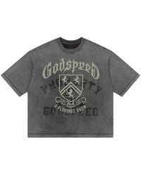 Godspeed - Collegiate Logo-Print T-Shirt - Lyst