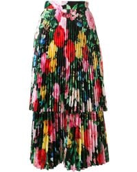 Quinn - Layered Floral Midi Dress - Lyst