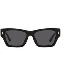 Tory Burch - Logo-Plaque Square-Frame Sunglasses - Lyst