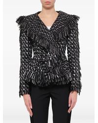 Lanvin - Fringe-Trimmed Jacket - Lyst