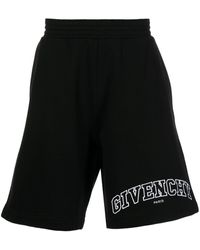 Givenchy - Pantalones cortos de chándal con logo - Lyst