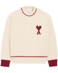 Ami Paris - Jersey con bordado Ami de Coeur - Lyst