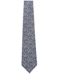 Kiton - Krawatte Mit Blumenprint - Lyst