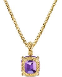 David Yurman - 18Kt Marbella Amethyst Pendant (12Mm) - Lyst
