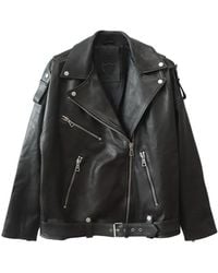 HTC - Janis Belted Leather Jacket - Lyst