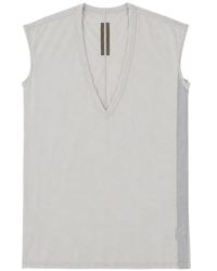 Rick Owens - Dylan T V-Neck Sleeveless T-Shirt - Lyst