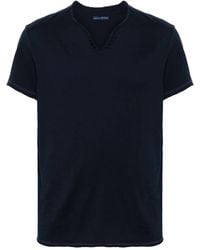 Zadig & Voltaire - T-Shirt Mit Henley-Kragen - Lyst