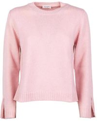 Kangra - Slit-Cuff Knitted Sweater - Lyst