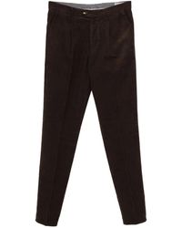 Brunello Cucinelli - Pleated Corduroy Trousers - Lyst