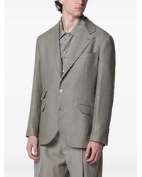 Brunello Cucinelli - Single-Breasted Notched-Lapel Blazer - Lyst