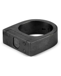Parts Of 4 - Plate Single Diamond-Slab Ring - Lyst