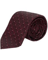 Michael Kors - Check-Pattern Tie - Lyst