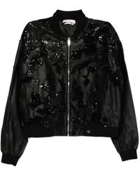 Saiid Kobeisy - Beaded Leather Jacket - Lyst