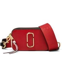 Marc Jacobs - True Redsnapshot Leather Cross-body Bag - Lyst