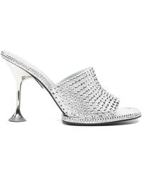 Sergio Rossi - Embellished Heeled Sandals - Lyst