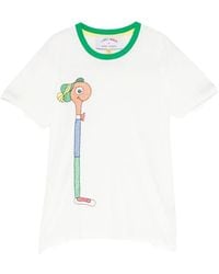 Mira Mikati - Lowly Worm X Lowly Embroidered T-Shirt - Lyst