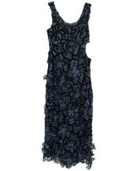 Jonathan Simkhai - Midi Floral Lace Dress - Lyst