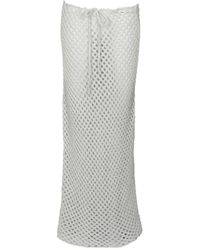 Bananhot - Open-Knit Skirt - Lyst