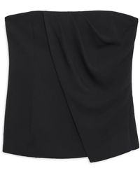 Anine Bing - Haut Bustier Halle À Design Drapé - Lyst