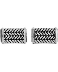 David Yurman - Sterling Chevron Cufflinks (22.3Mm) - Lyst