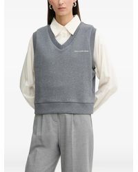 Marc O' Polo - V-Neck Logo-Print Sweater Vest - Lyst